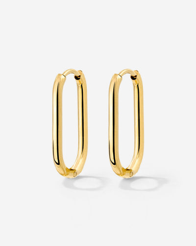 Oval Hoops Small Gold