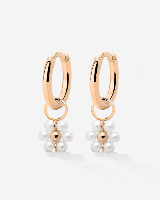 Daisy Hoop Set Small Roségold
