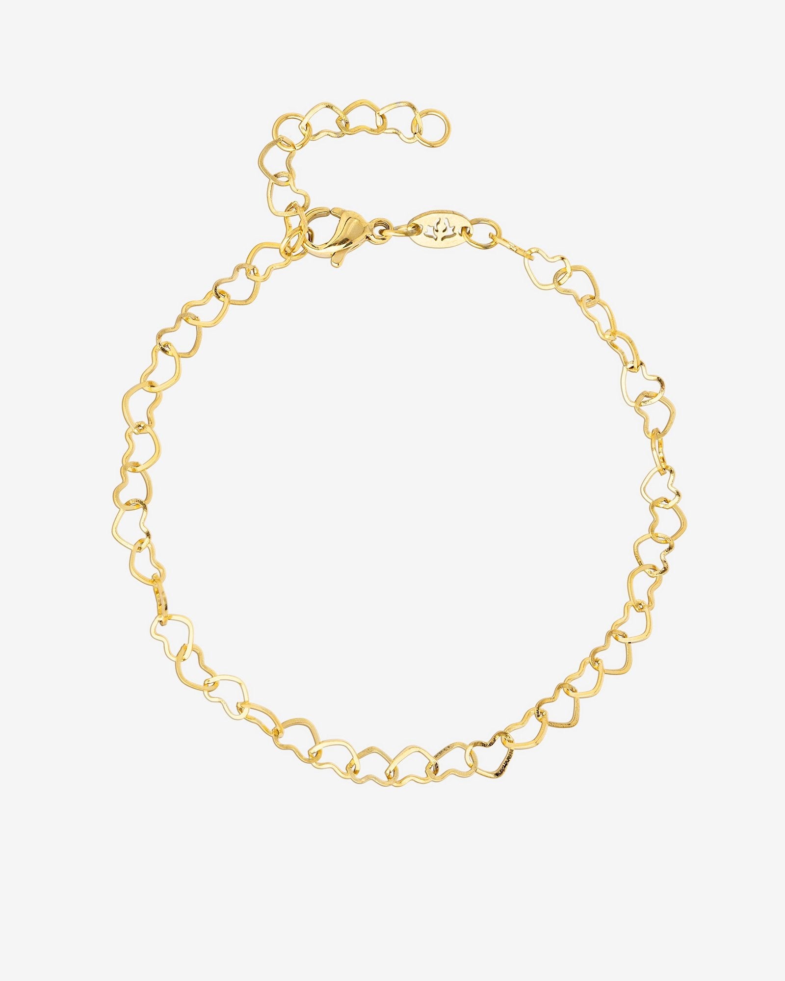 Heart after Heart Bracelet Gold