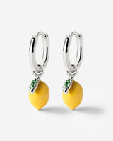 Lemony Hoop Set Small Silber