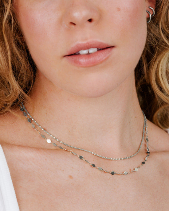 Timeless Ties Necklace Silber