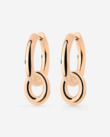 Chunky Oval Donut Hoop Set Medium Roségold
