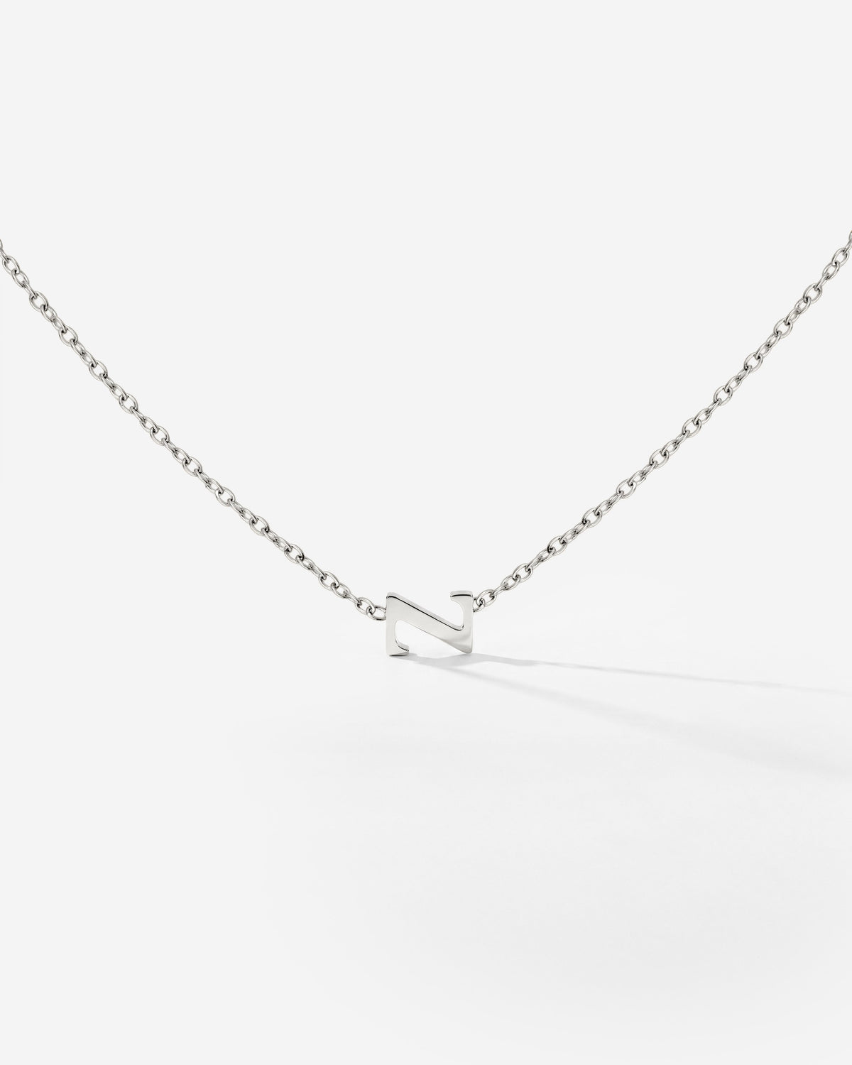 Tiny Letter Necklace