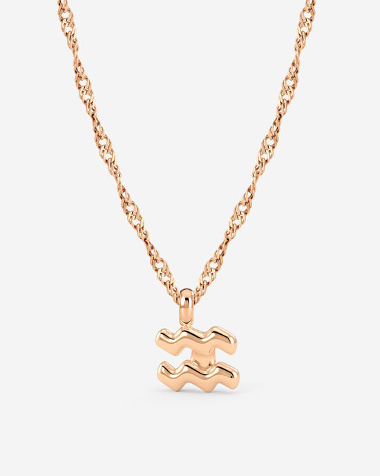 Aquarius Bubble Necklace Roségold