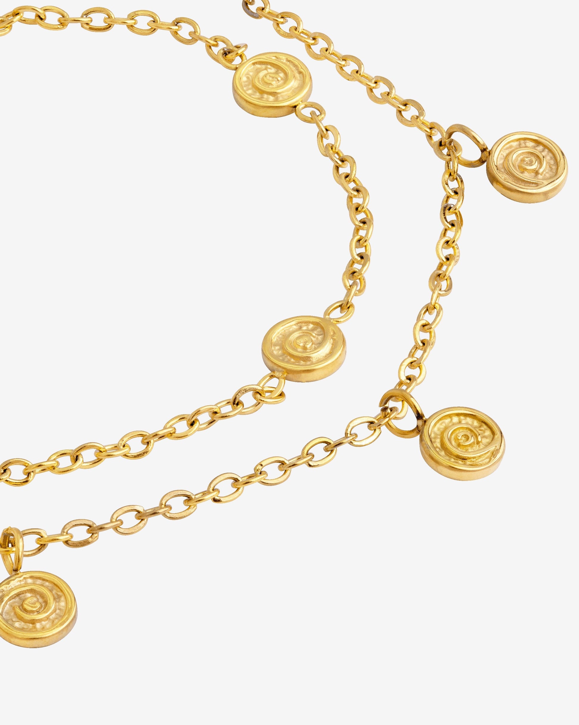 Swirl'n Double Bracelet Gold