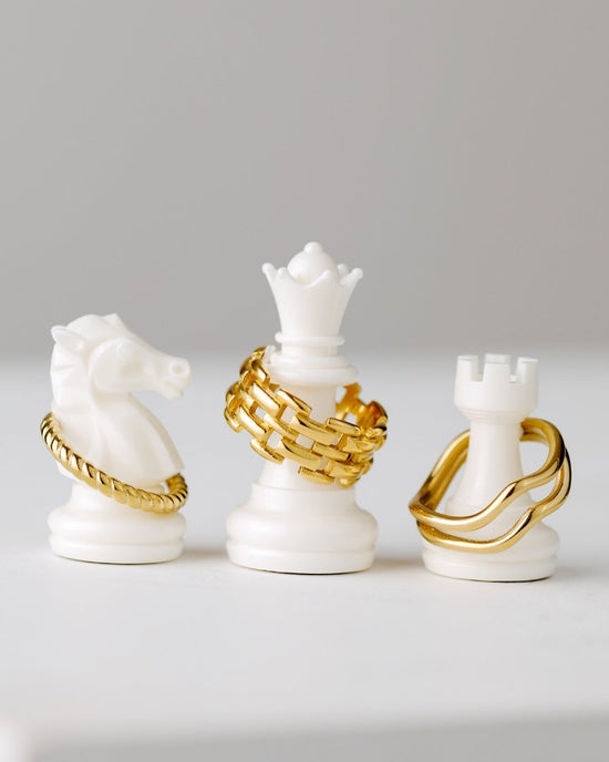 Double Wave Ring Gold