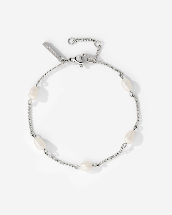 Pearl after Pearl Bracelet Silber