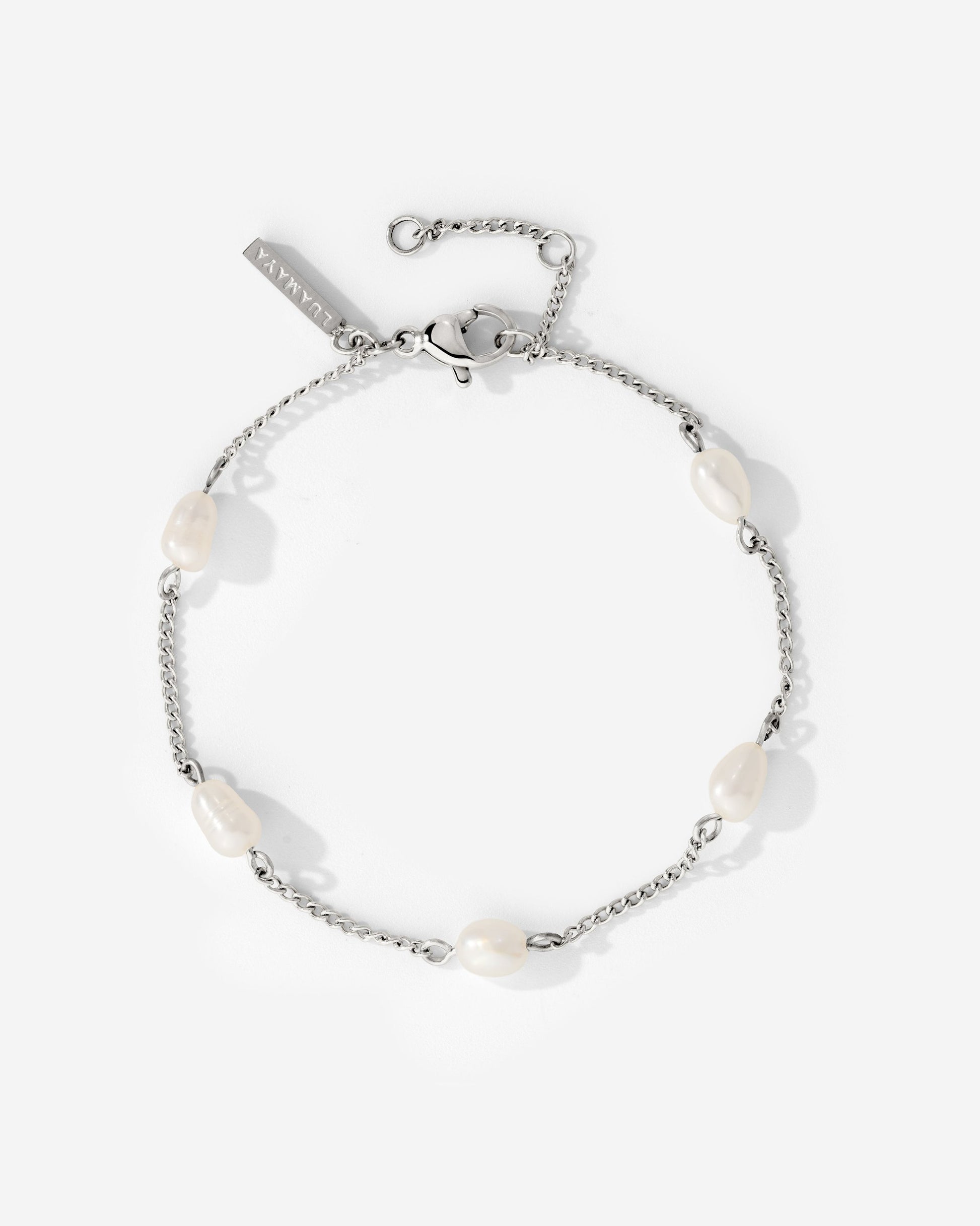 Pearl after Pearl Bracelet Silber