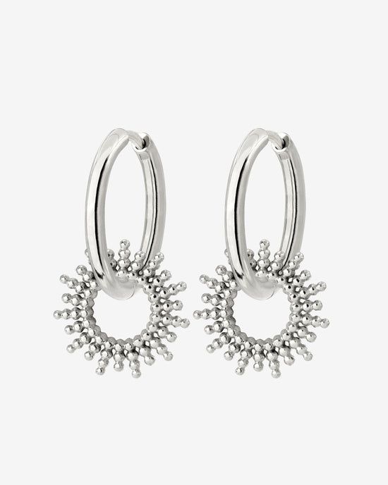 Sunny Hoop Set Medium Silber
