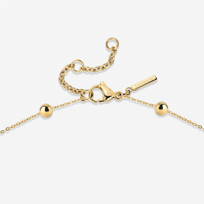 Infinite Beads Necklace Gold