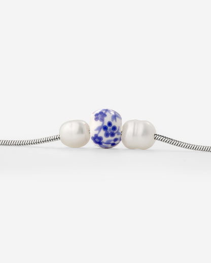 Painted Blue Necklace