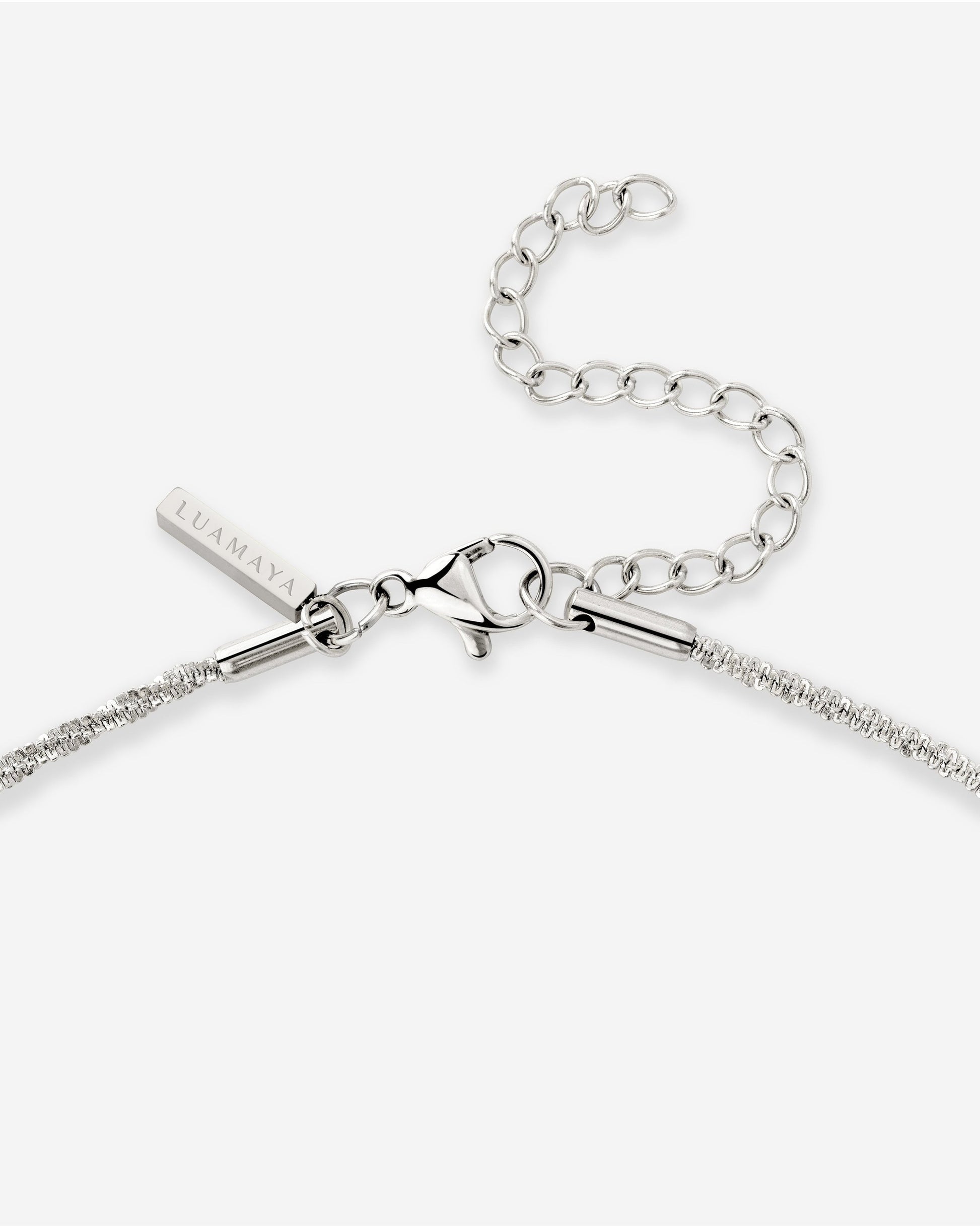Not so silent Necklace Silber