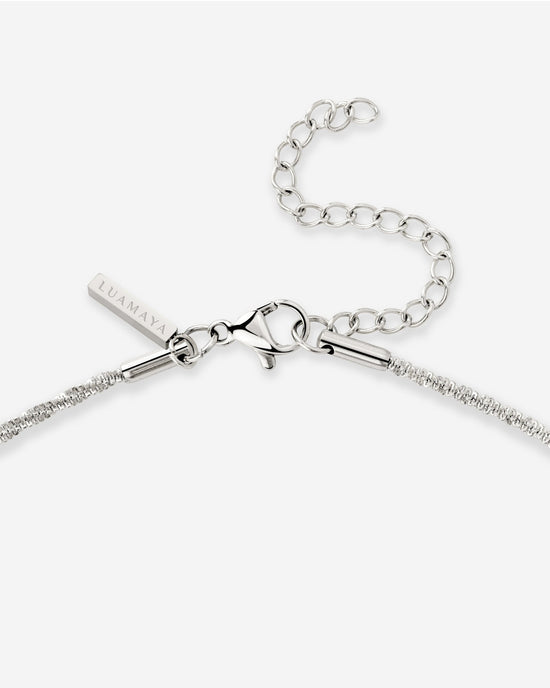 Not so silent Necklace Silber