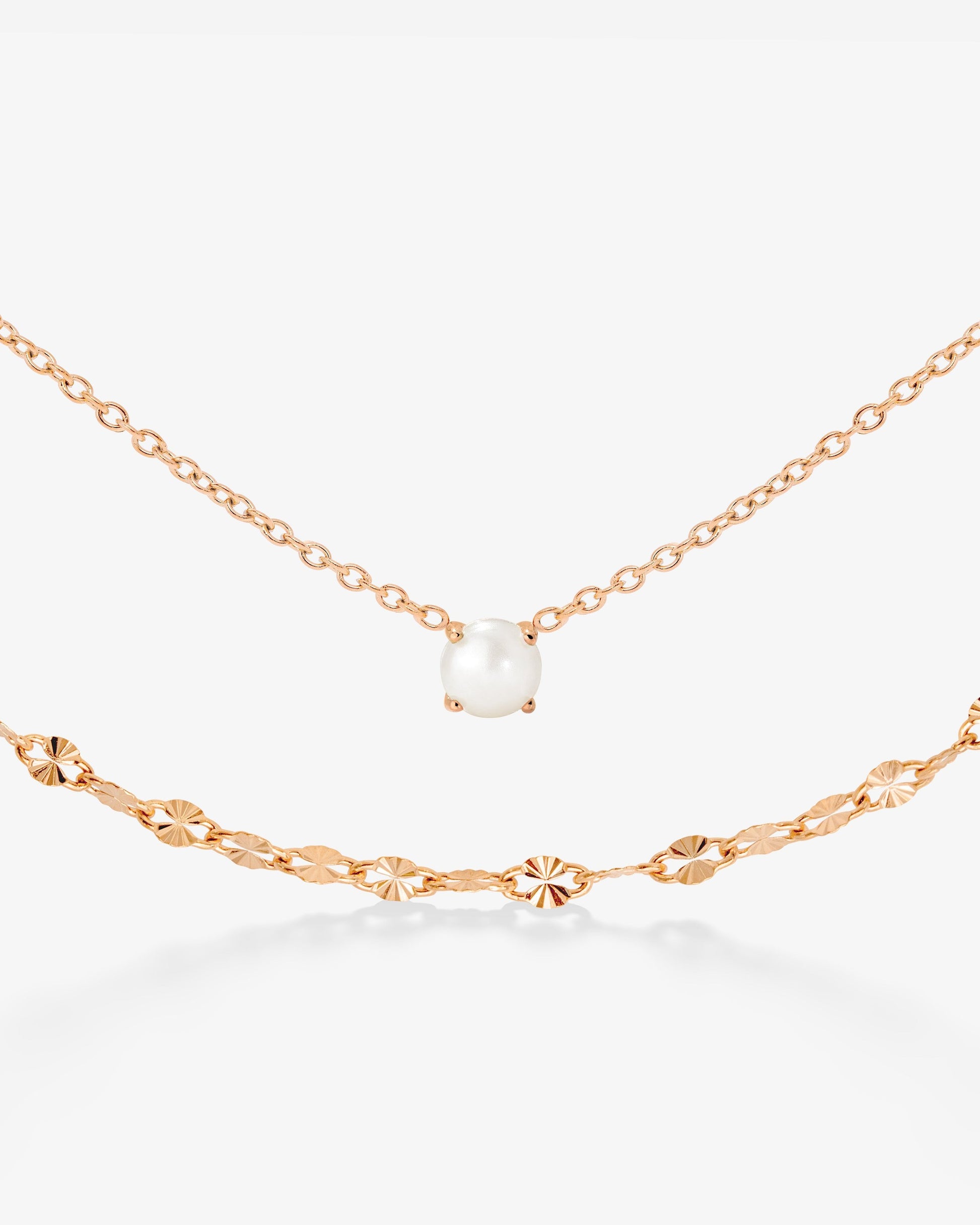 Delicate Pearl Bundle Roségold
