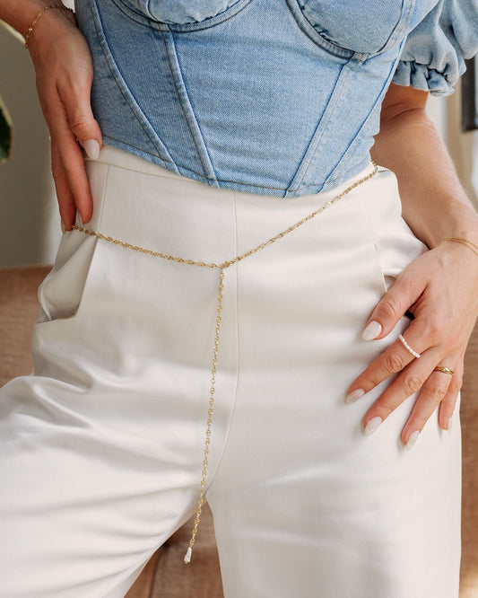 Visavies Inspiring Rise and Shine Body Chain Gold