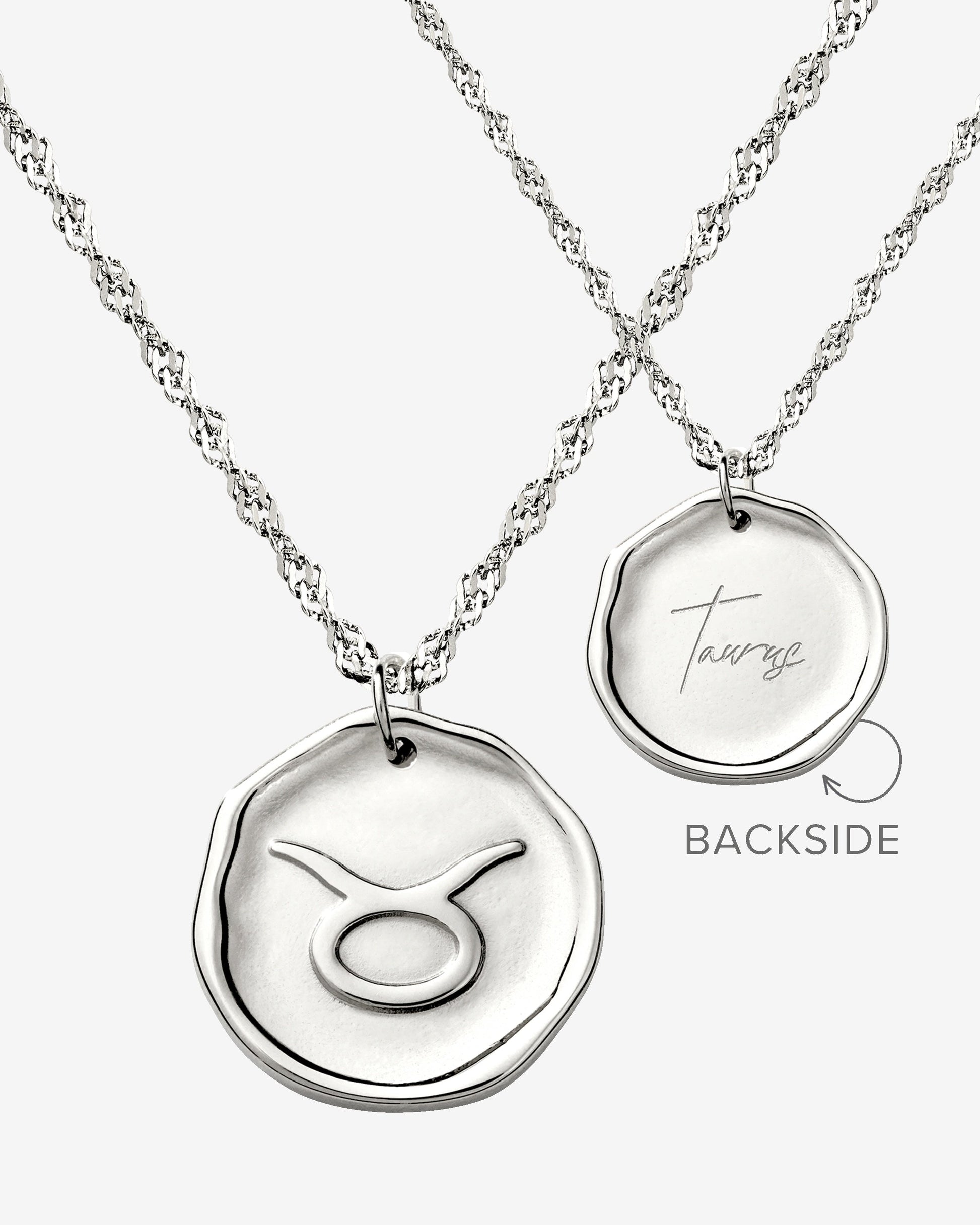 Zodiac Necklace Silber