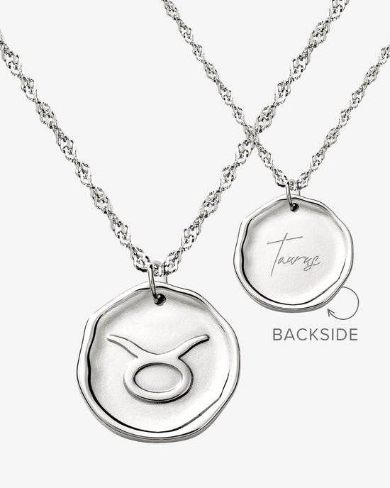 Zodiac Necklace Silber