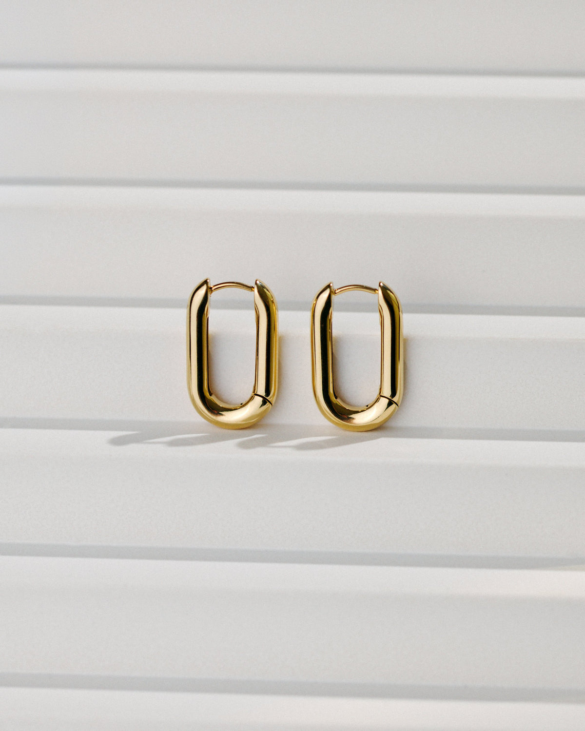 Chunky Oval Hoops Small