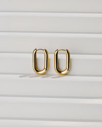 Chunky Oval Hoops Small
