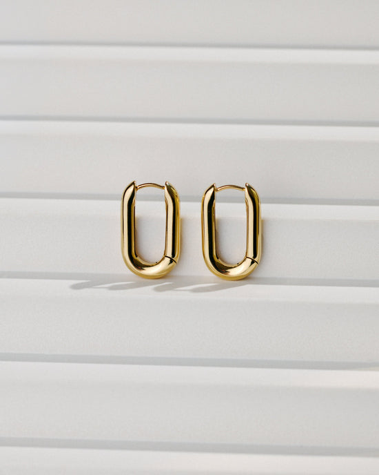 Chunky Oval Hoops Small