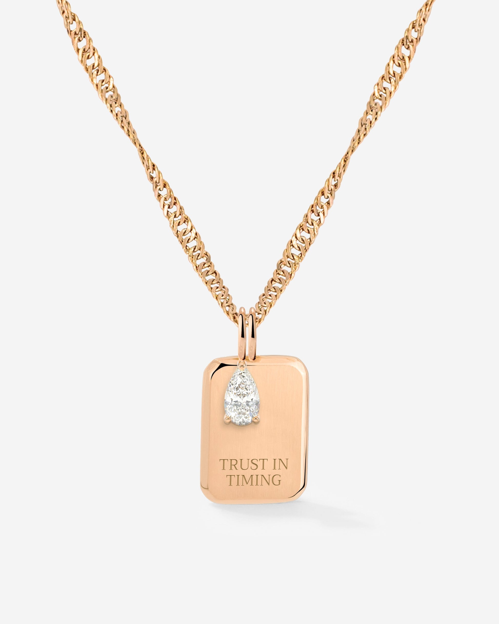 Shiny Trust in Timing Necklace