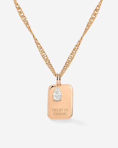Shiny Trust in Timing Necklace