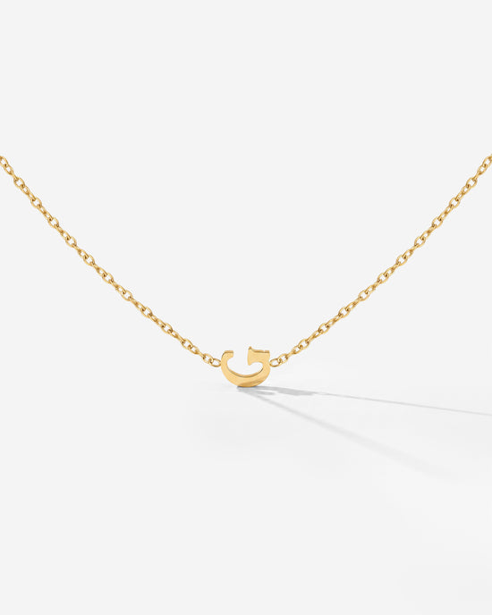 Tiny Letter Necklace