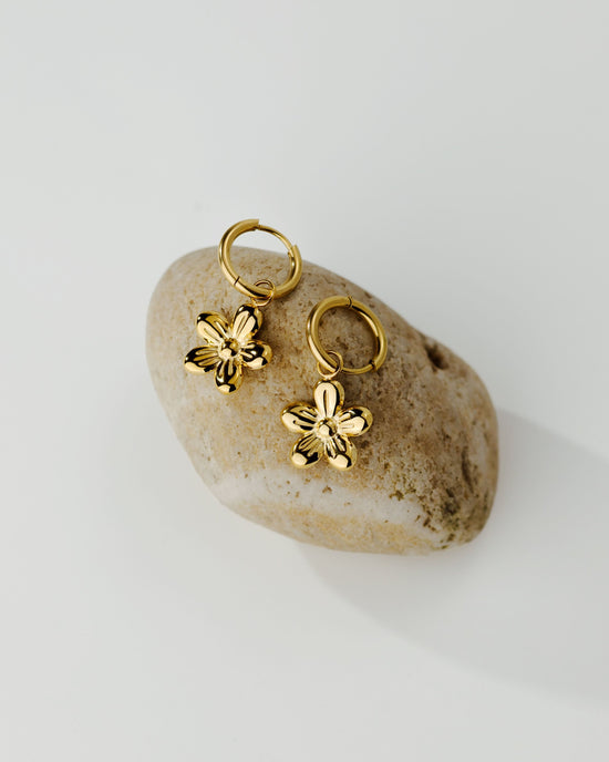 Blossom Hoop Set Small Roségold