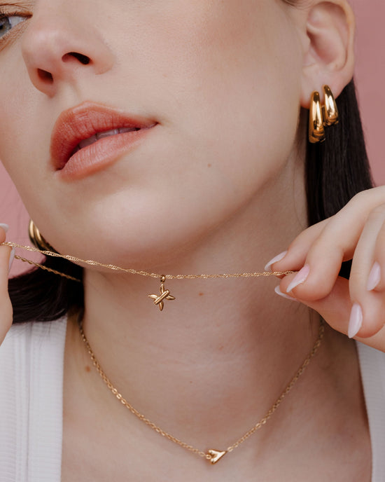 Pisces Bubble Necklace Roségold