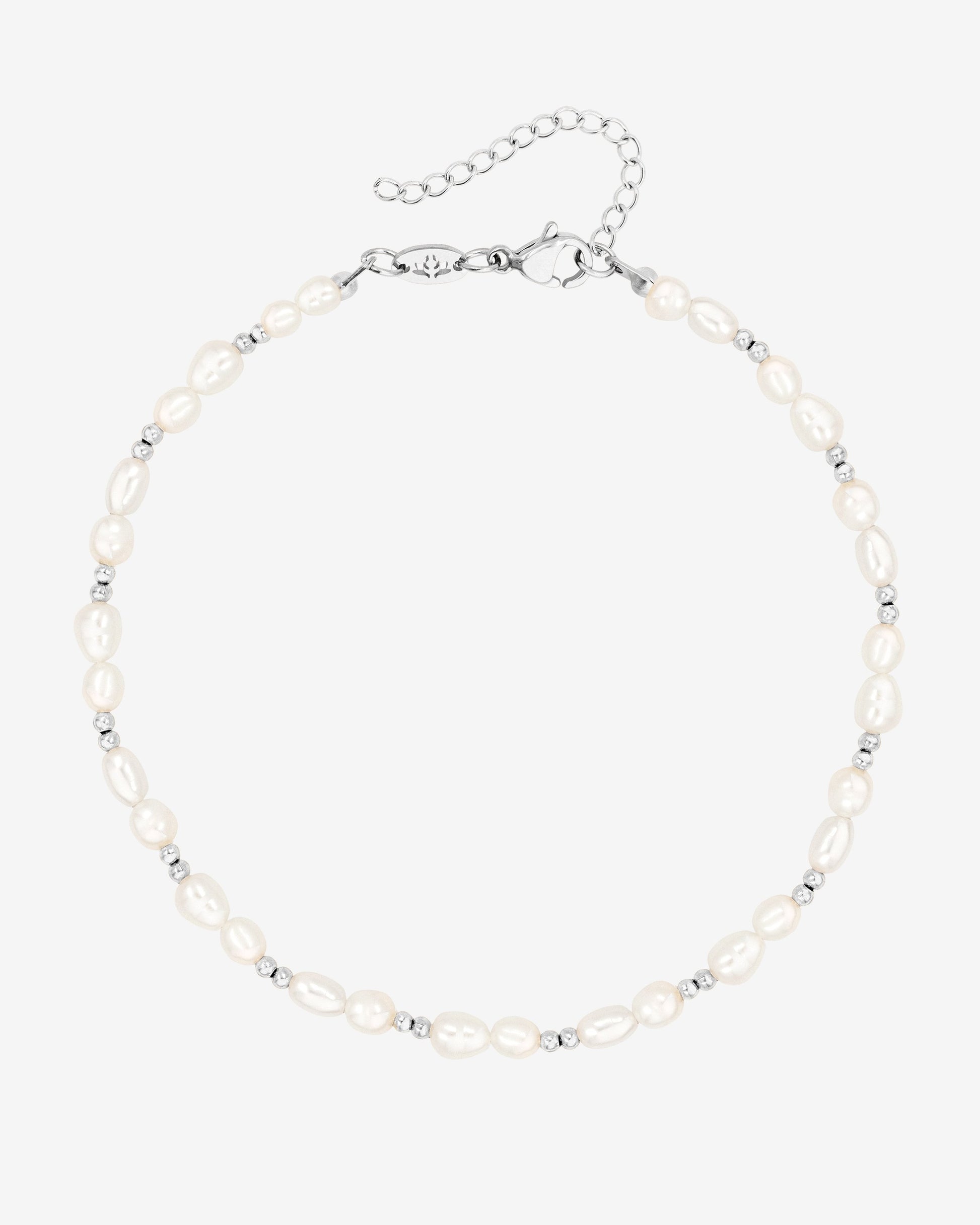 Summertime Pearl Anklet Silber