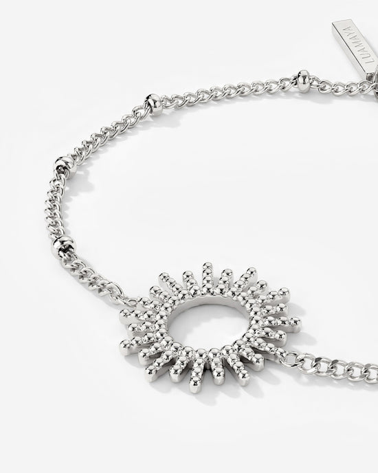 Sunny Beads Bracelet Silber