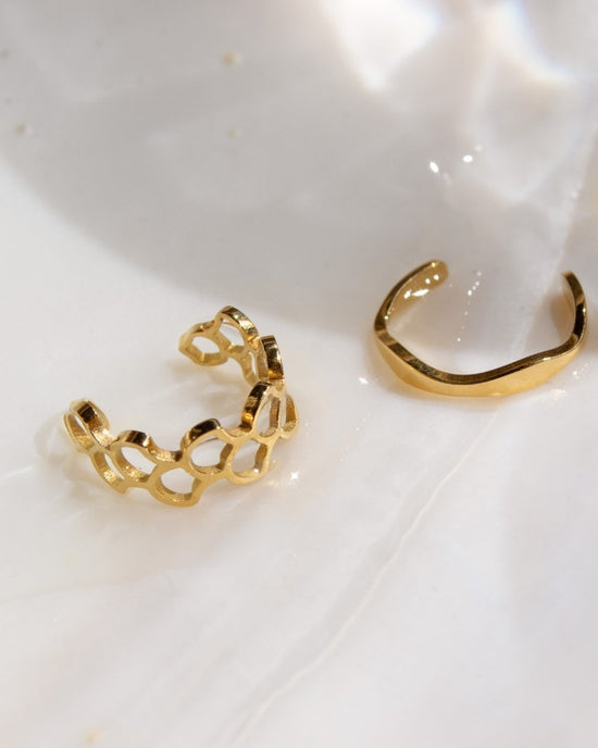 Offbeat Ear Cuff Silber