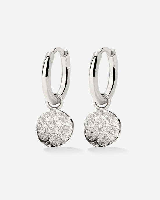 Everbloom Hoop Set Small Silber