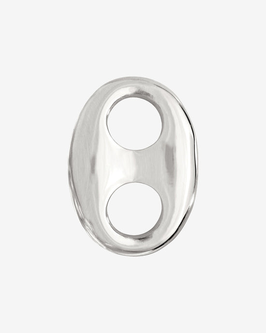 Chunky Gem Find Hoop Set Medium Silber