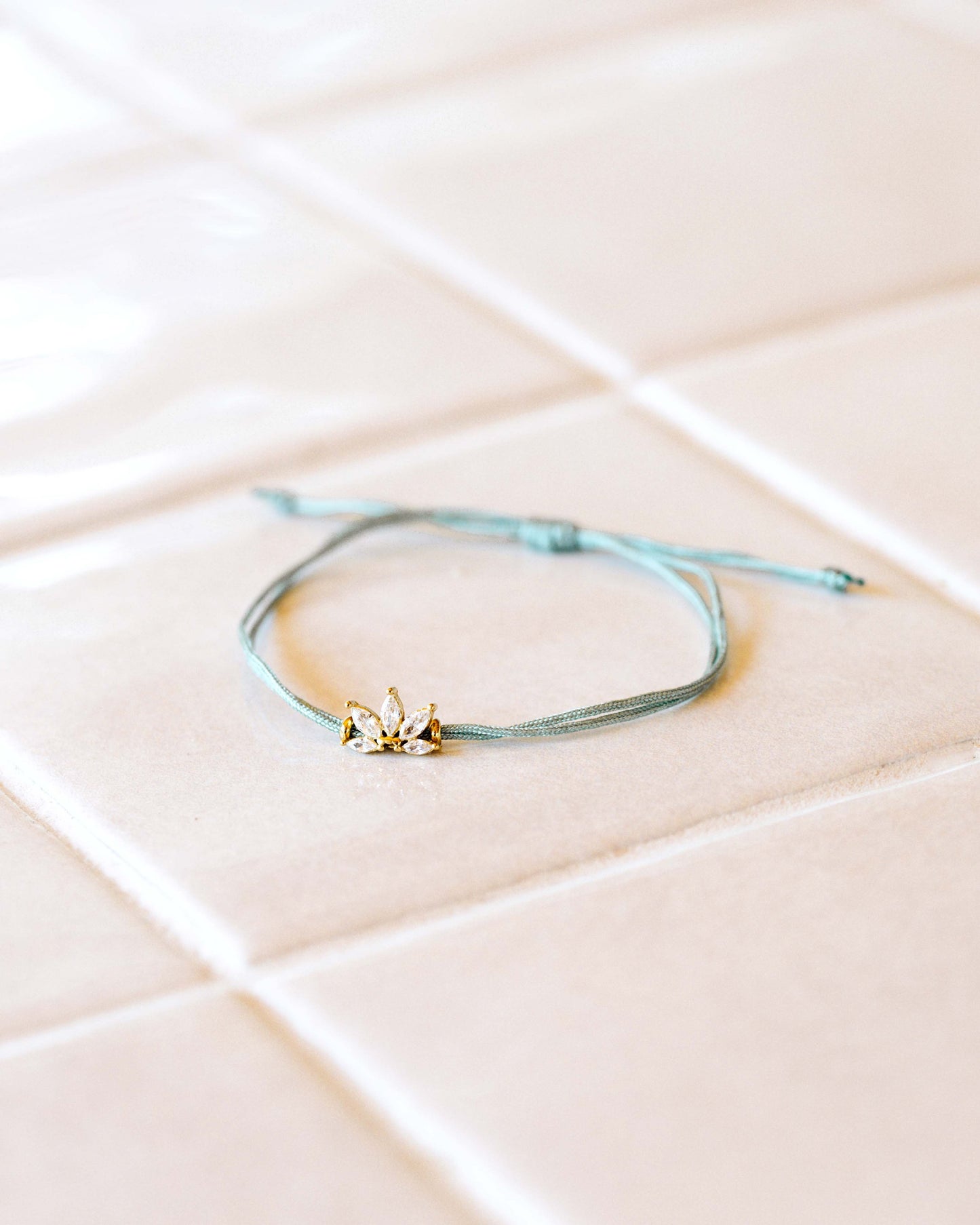 Satin Lotus Bracelet