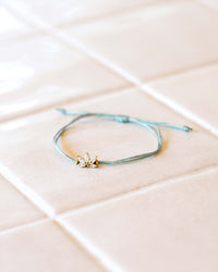Satin Lotus Bracelet