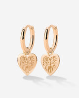 More Self-Love Hoop Set Small Roségold