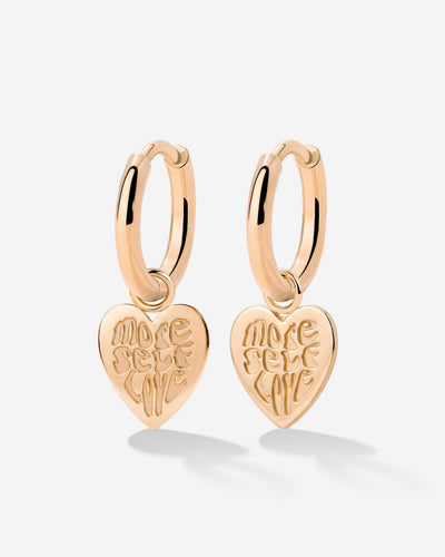 More Self-Love Hoop Set Small Roségold