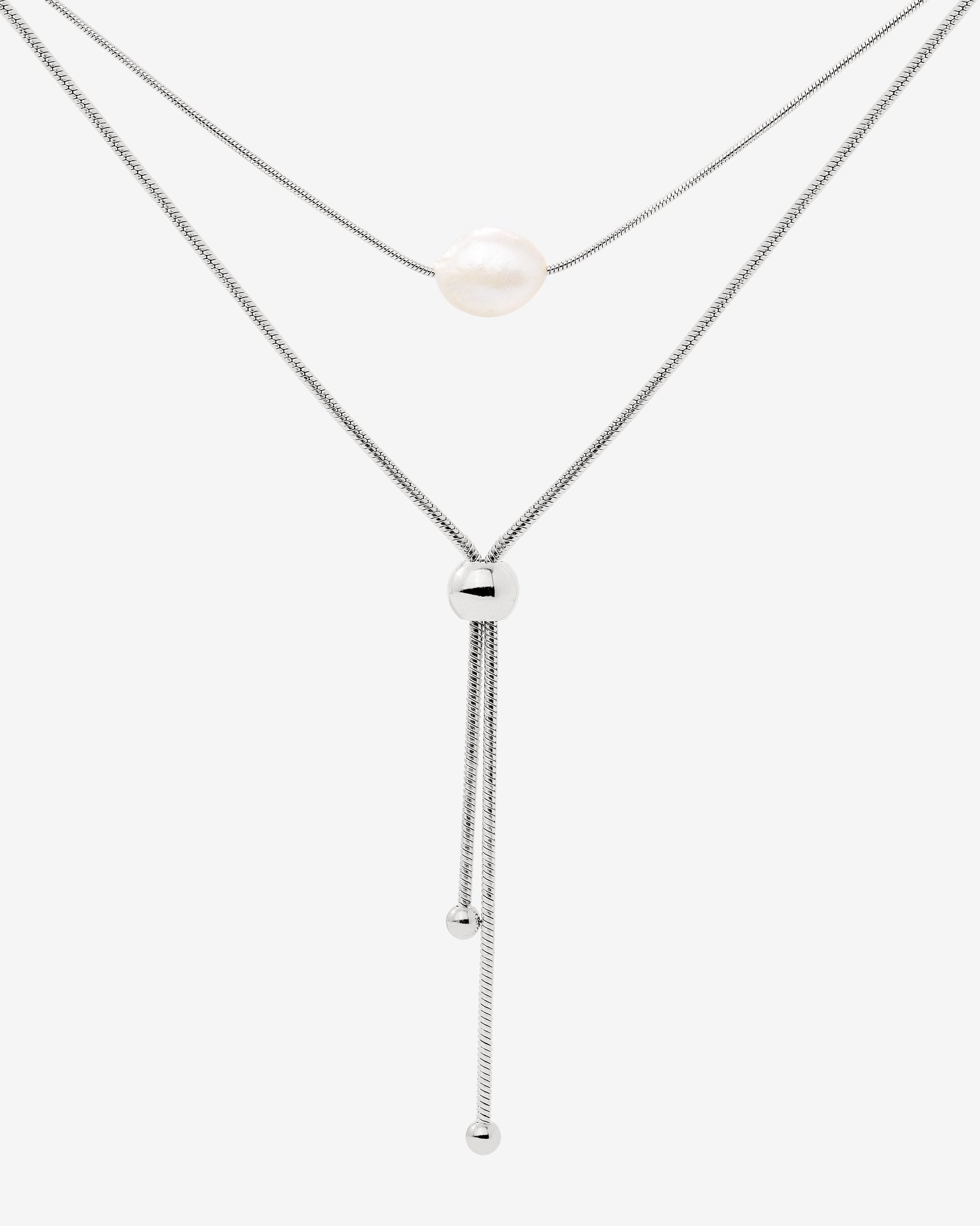 Minimalistic Elegance Necklace Bundle Silber