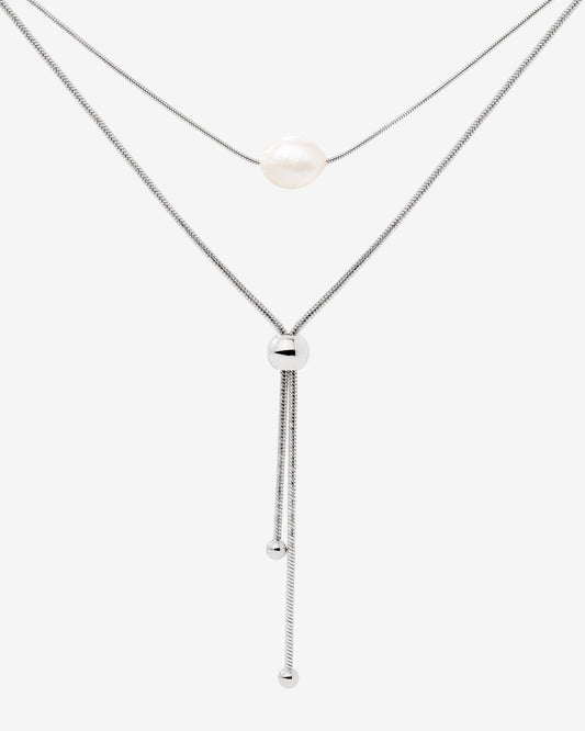 Minimalistic Elegance Necklace Bundle Silber