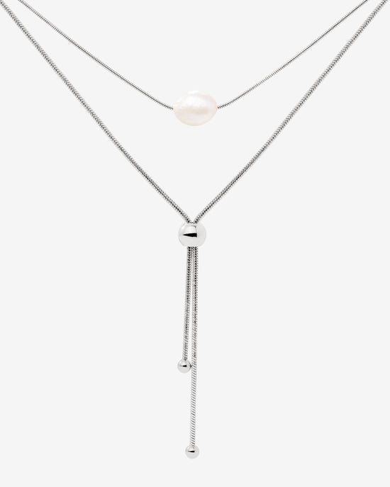 Minimalistic Elegance Necklace Bundle Silber