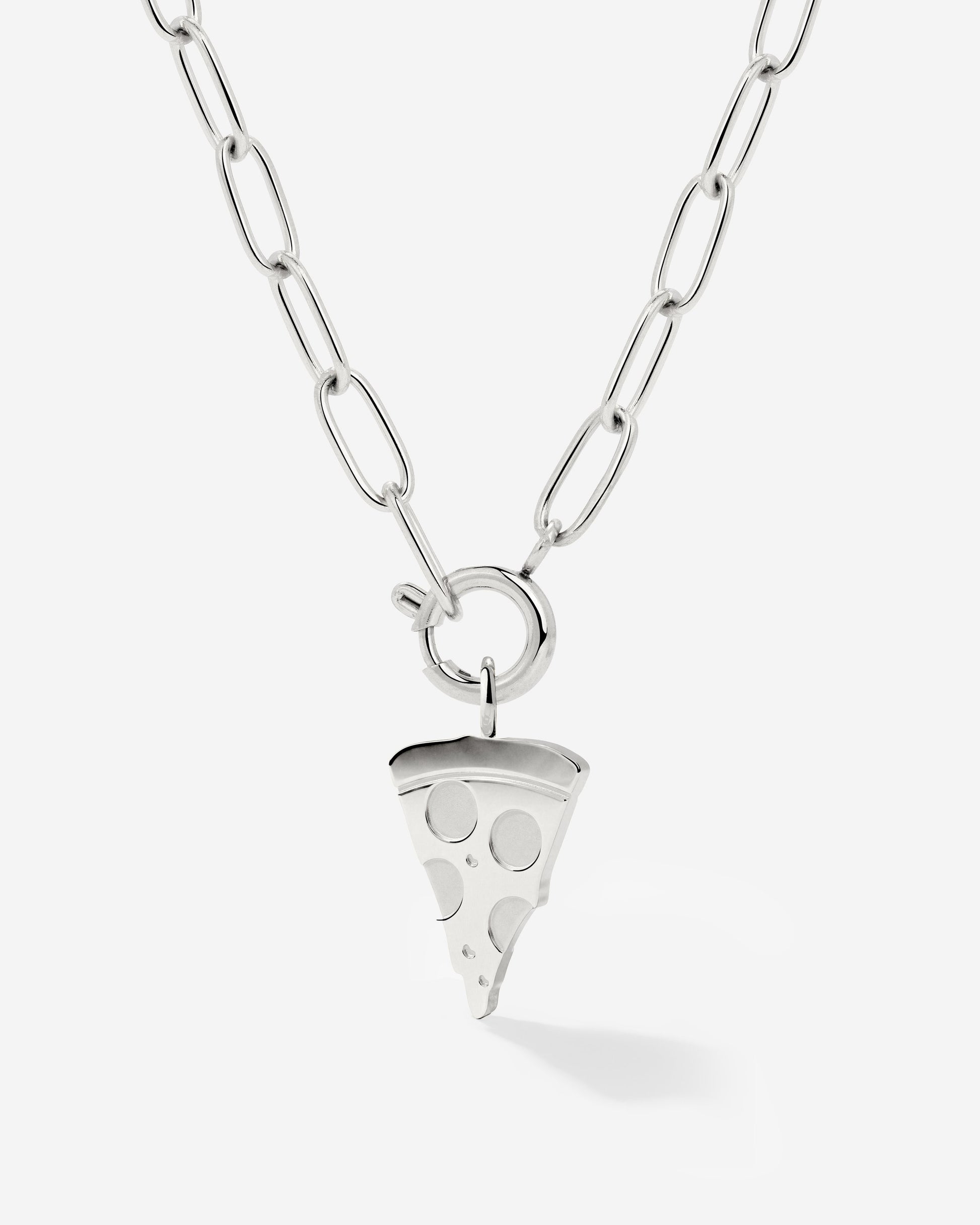 Bella Pizza Oval Links Necklace Set