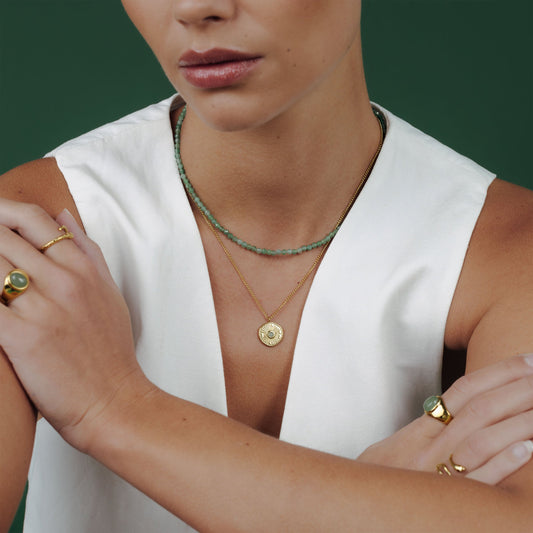 Moss Necklace Gold