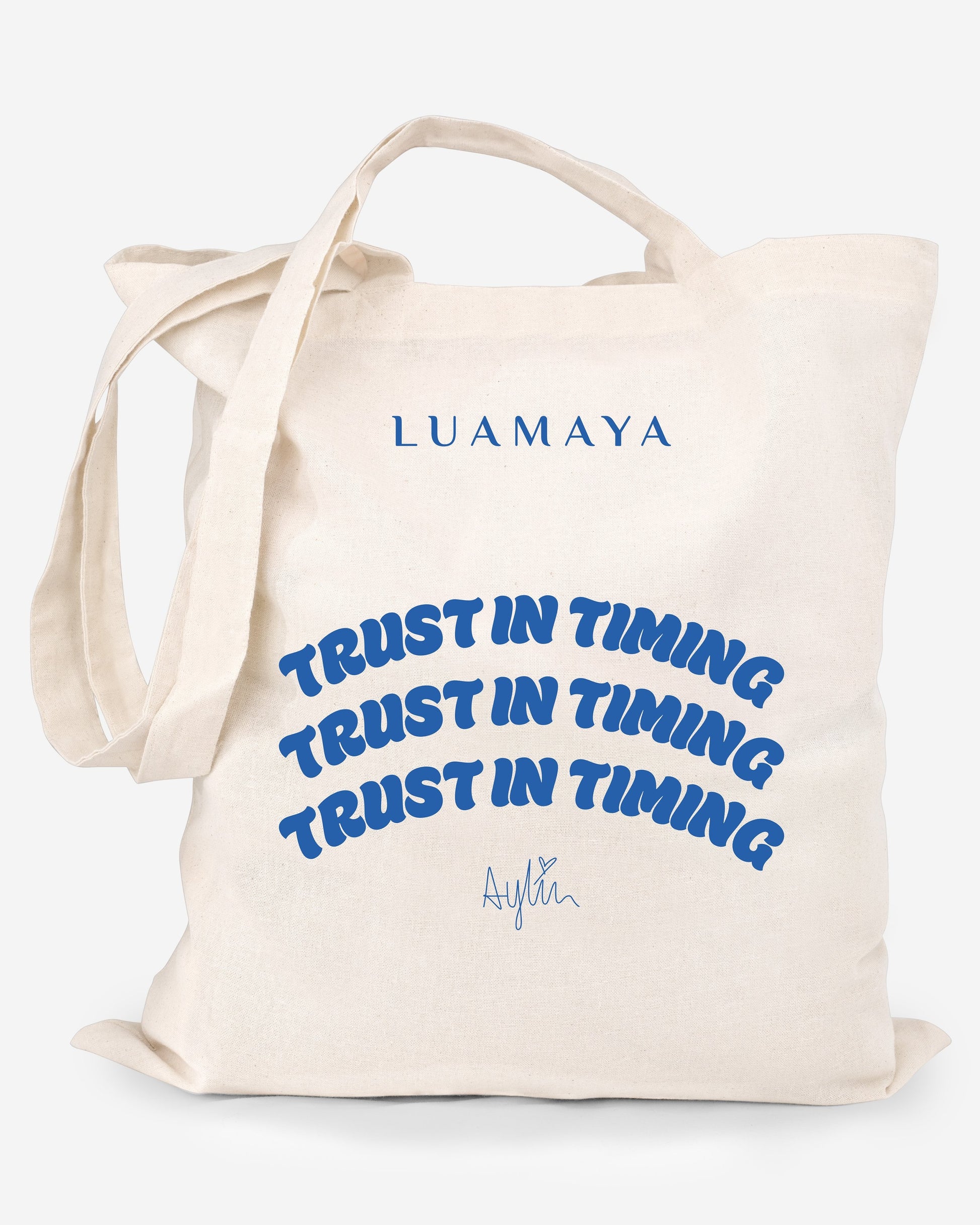 Trust in timing Jutetasche