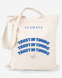 Trust in timing Jutetasche