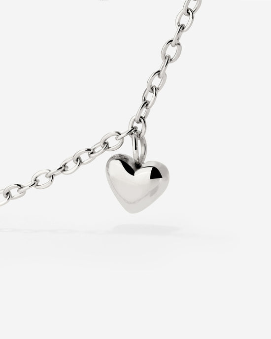 Lovely Heart Choker Silber