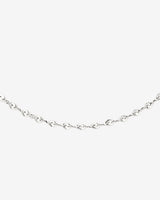 Tinsel Chain Necklace Silber