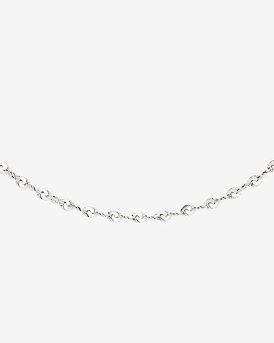 Tinsel Chain Necklace Silber