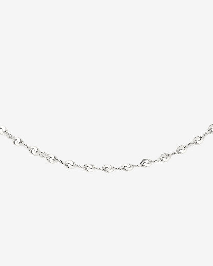Tinsel Chain Necklace Silber