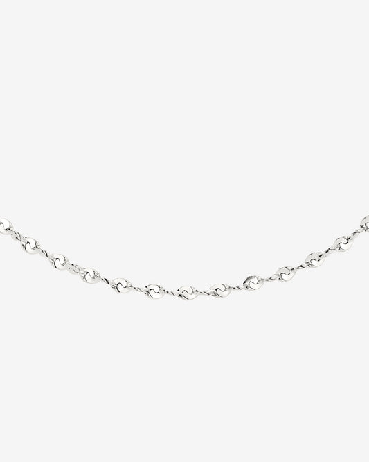 Tinsel Chain Necklace Silber
